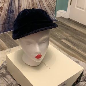 Navy blue vintage hat